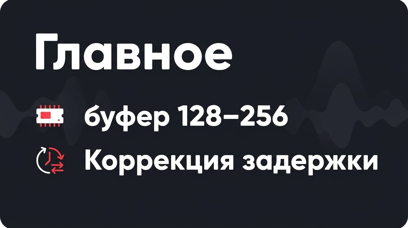 Задержка звука в BandLab: рабочий чеклист, чтобы голос в наушниках не отставал — фото 2