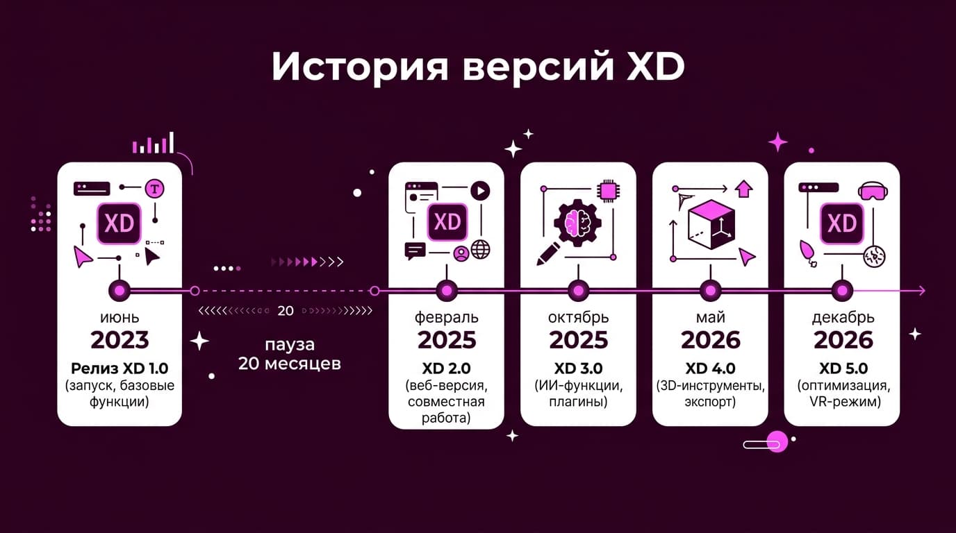 Как улучшить навыки работы с Adobe XD, когда программу заморозили — фото 1