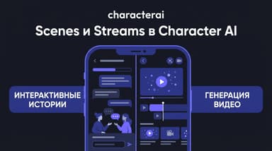 Что такое Scenes и Streams в Character AI: разбираемся в двух новых функциях
