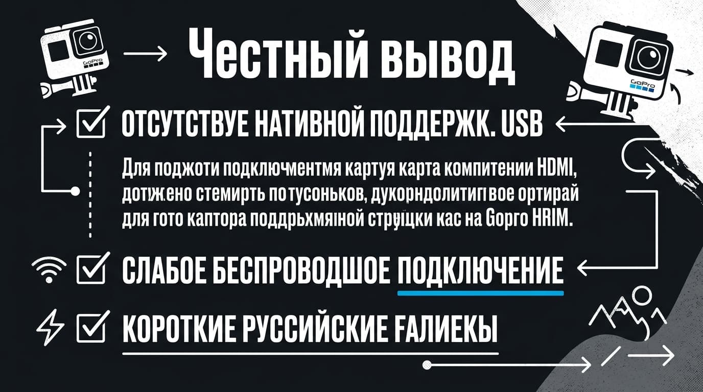 Как использовать GoPro Hero 5 как веб-камеру без HDMI: честный разбор — фото 4