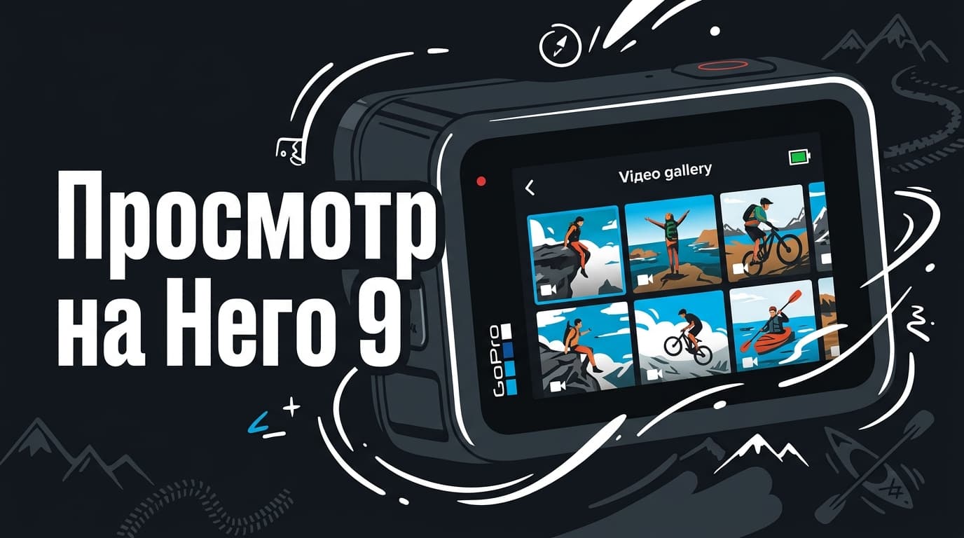 Как посмотреть отснятый материал в GoPro Hero 9