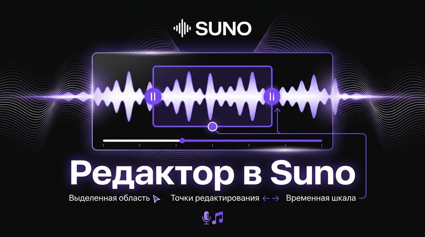 Song Editor в Suno: как точечно редактировать трек, не пересоздавая его заново