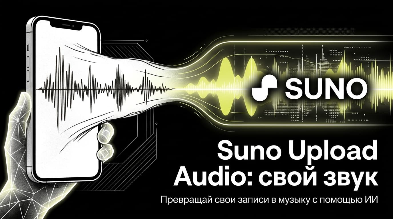 Suno upload audio: что это за функция и что она делает с твоим файлом