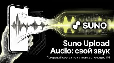Suno upload audio: что это за функция и что она делает с твоим файлом