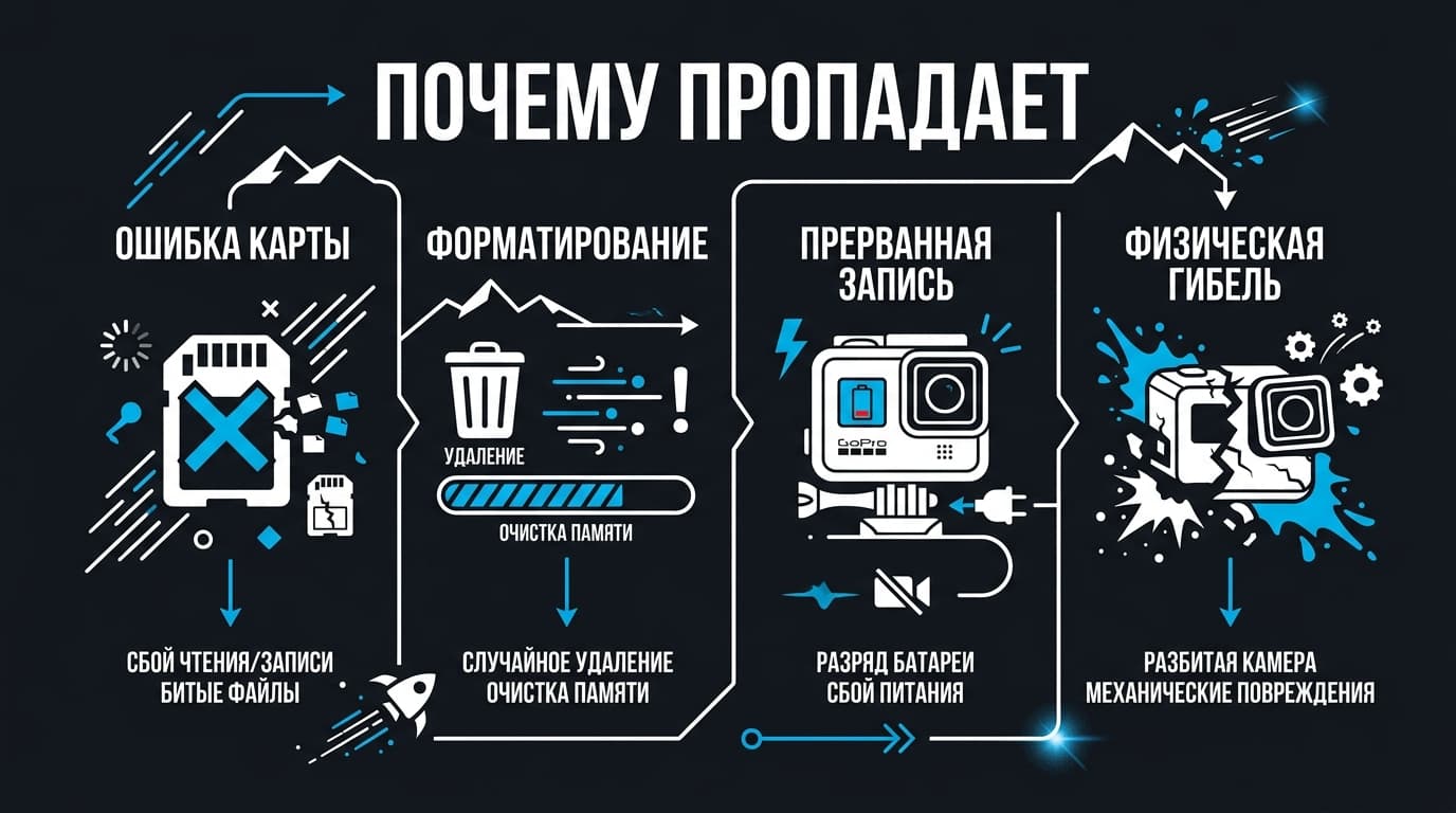 Как восстановить данные с карты памяти GoPro: пошагово и без паники — фото 1