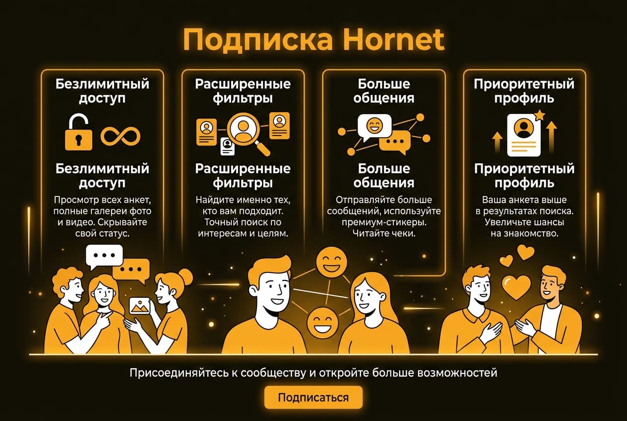 Как оплатить подписку Hornet из России в 2026 году: без зарубежной карты — фото 2