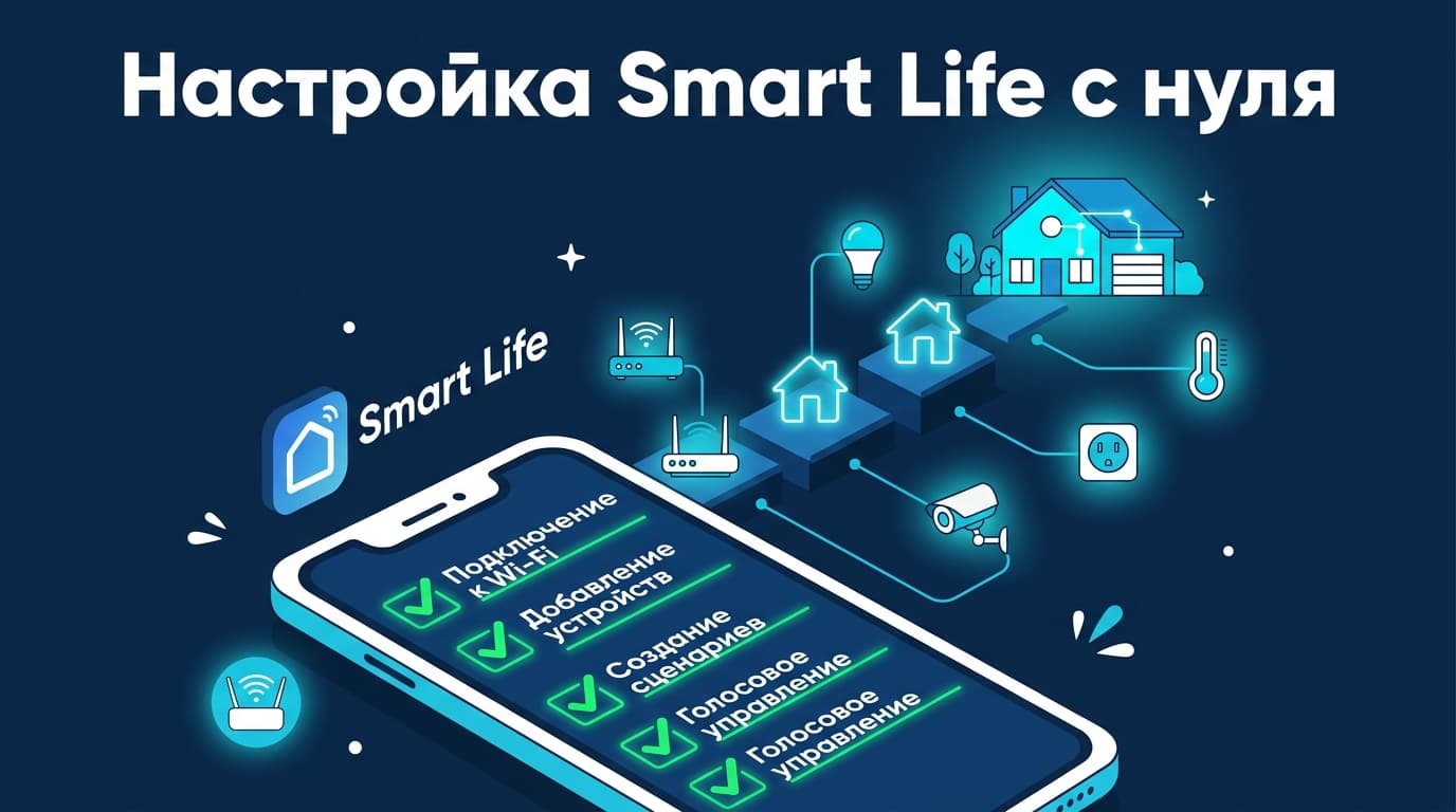Как настроить Smart Life с нуля: от регистрации до первого сценария
