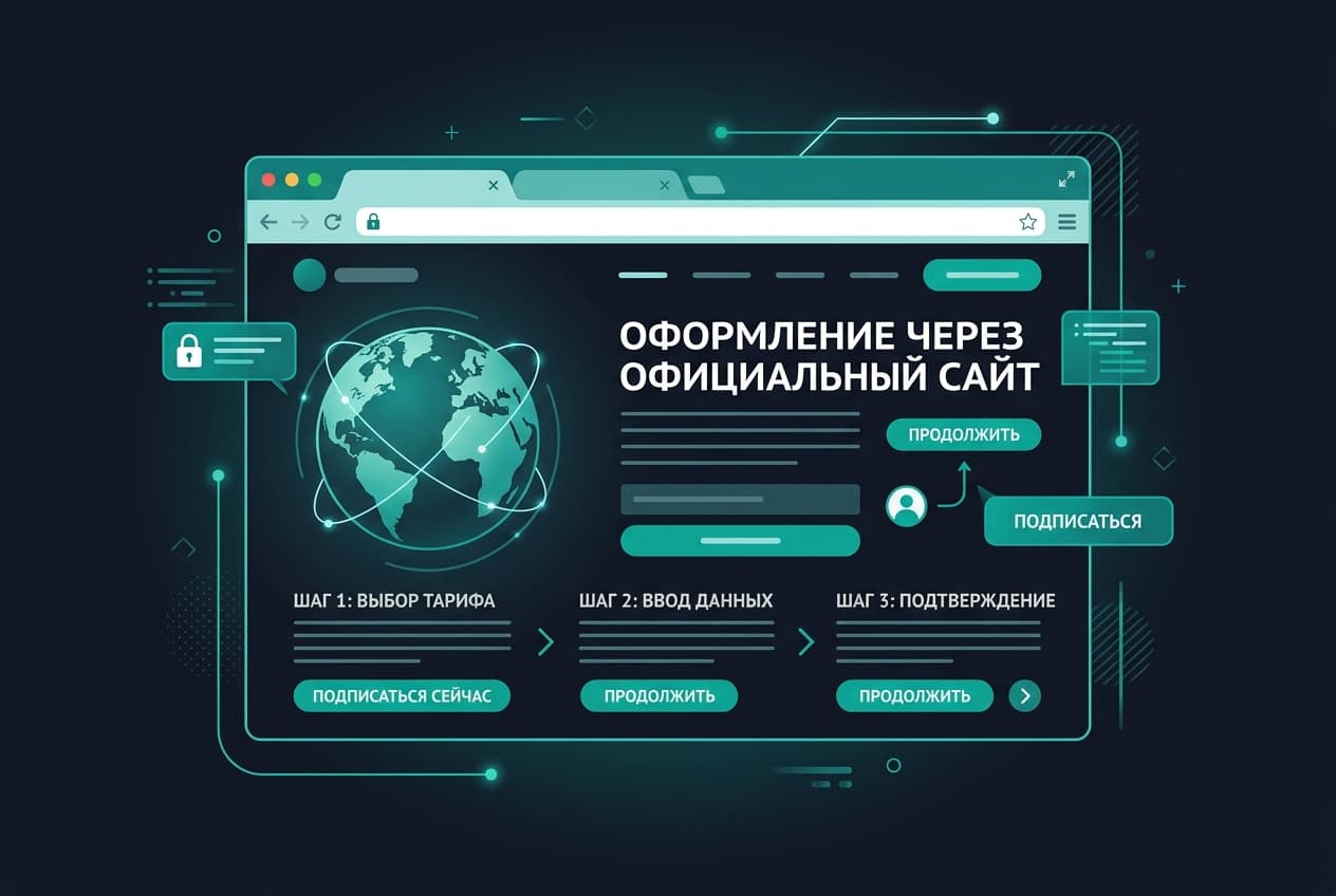 Как оформить подписку через официальный сайт из России в 2026 году