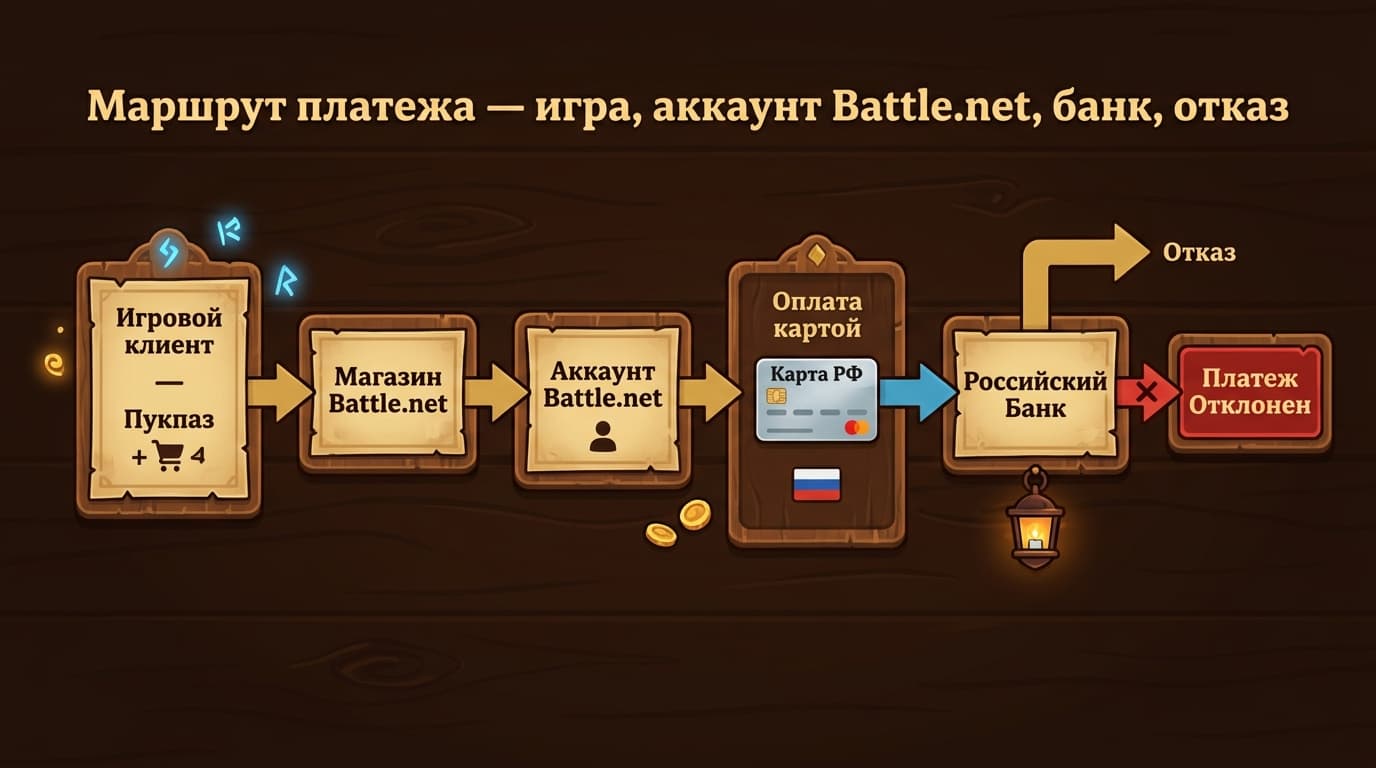 Не работает магазин в Hearthstone: почему витрина пустая, платёж отклонён и что чинить — фото 5
