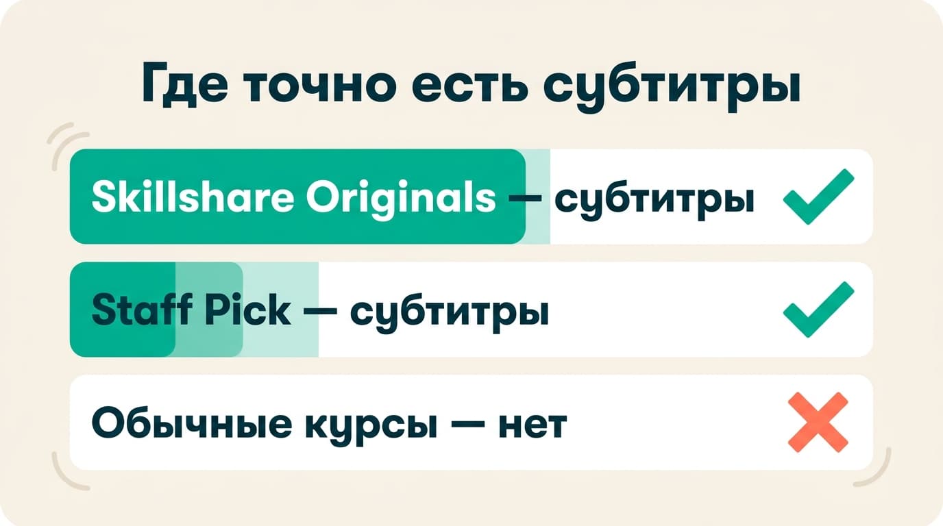 Skillshare без английского: субтитры, перевод и подписка из России — фото 1