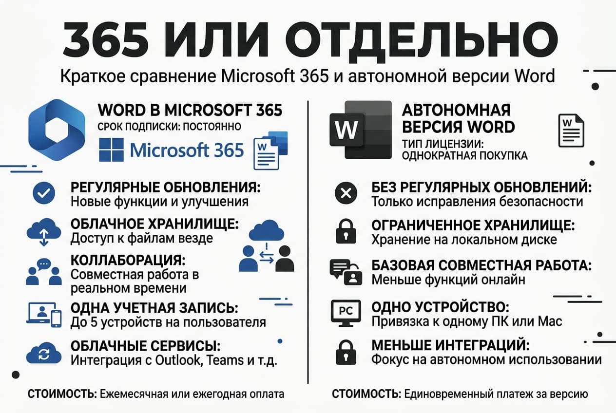 Как оплатить подписку Word из России в 2026 году — фото 1