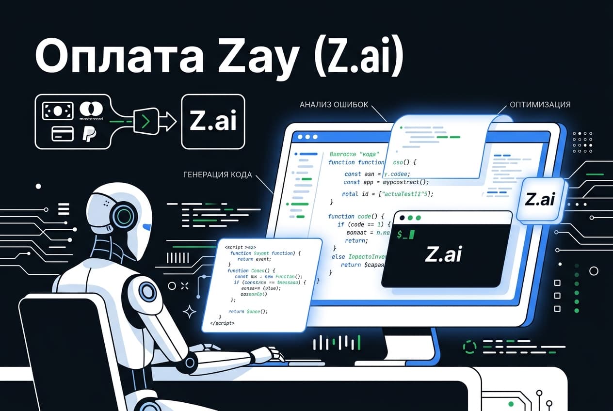 Возможно ли оплатить подписку Zay (Z.ai) российской картой в 2026 году