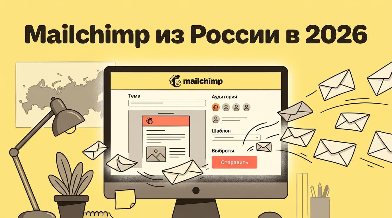 Mailchimp из России в 2026 году: тарифы после урезания бесплатного плана и как всё же оплатить