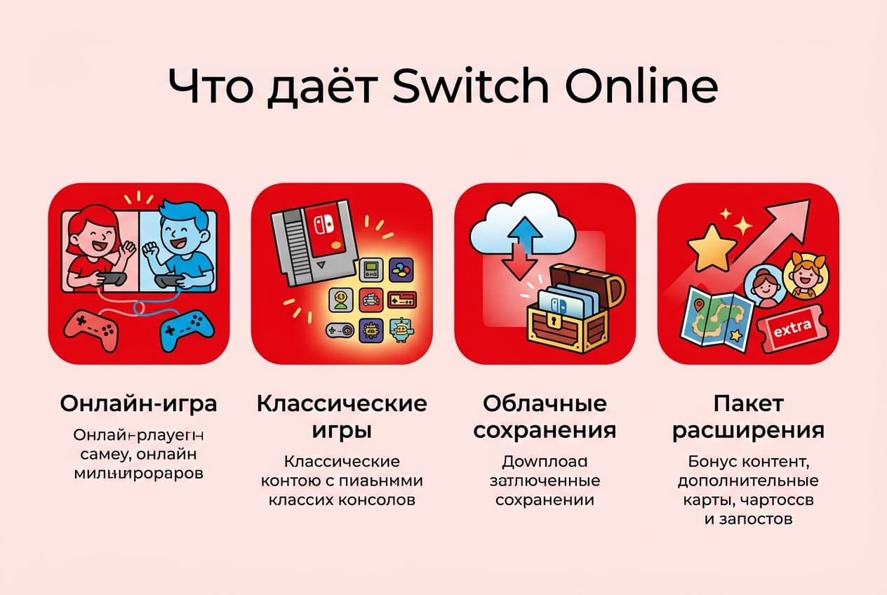 Как оформить подписку Nintendo Switch Online из России в 2026 году: без зарубежной карты — фото 1