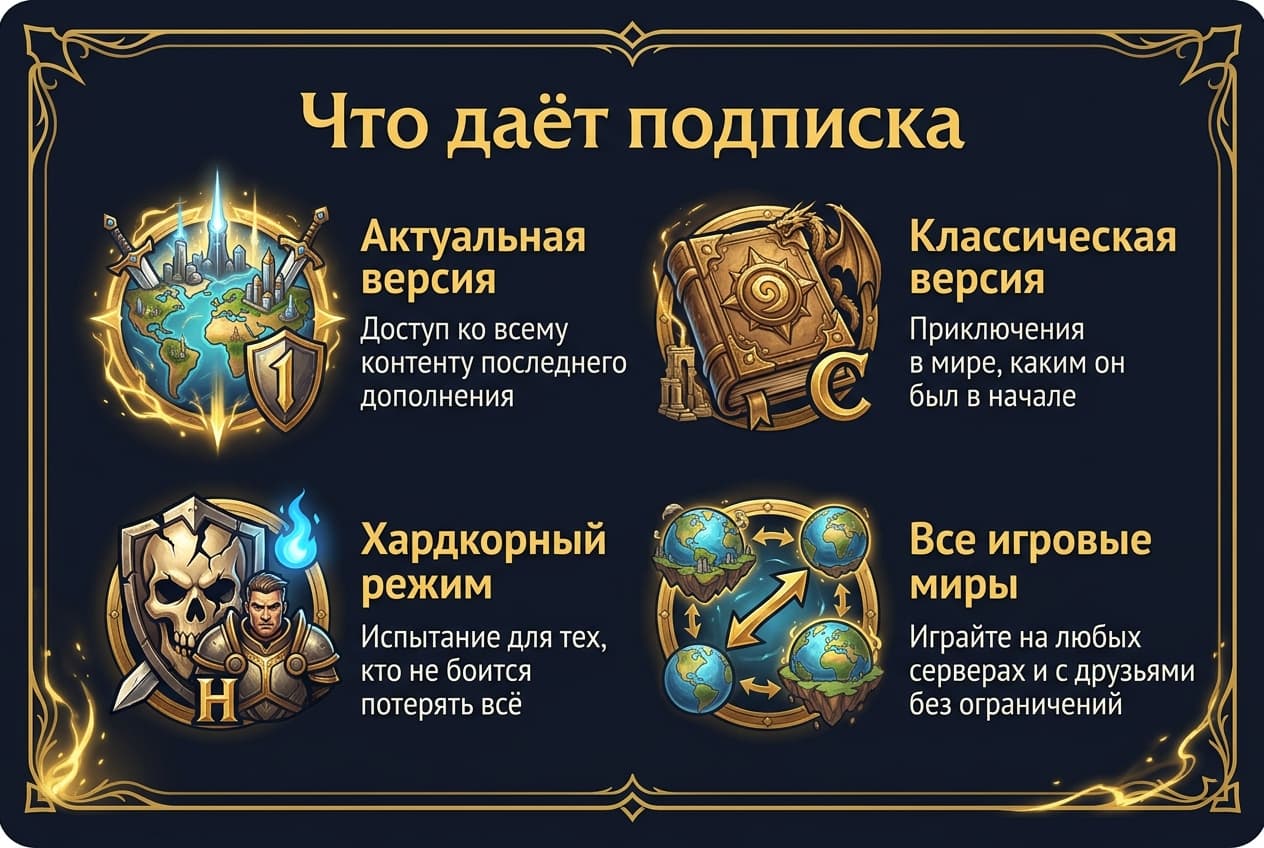 Как оплатить World of Warcraft из России в 2026 году: подписку без зарубежной карты — фото 1