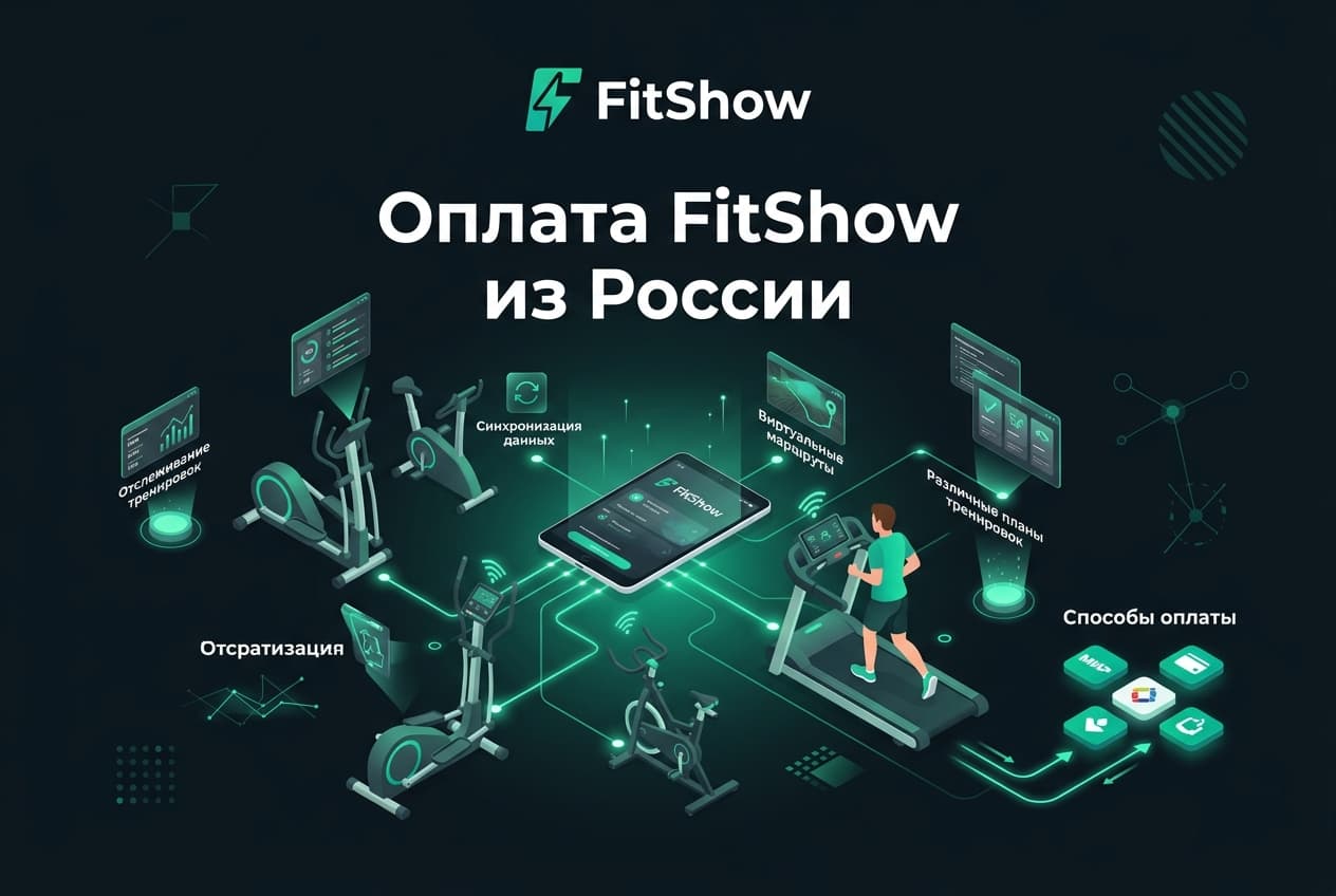 Как оформить подписку FitShow в России в 2026 году: без зарубежной карты