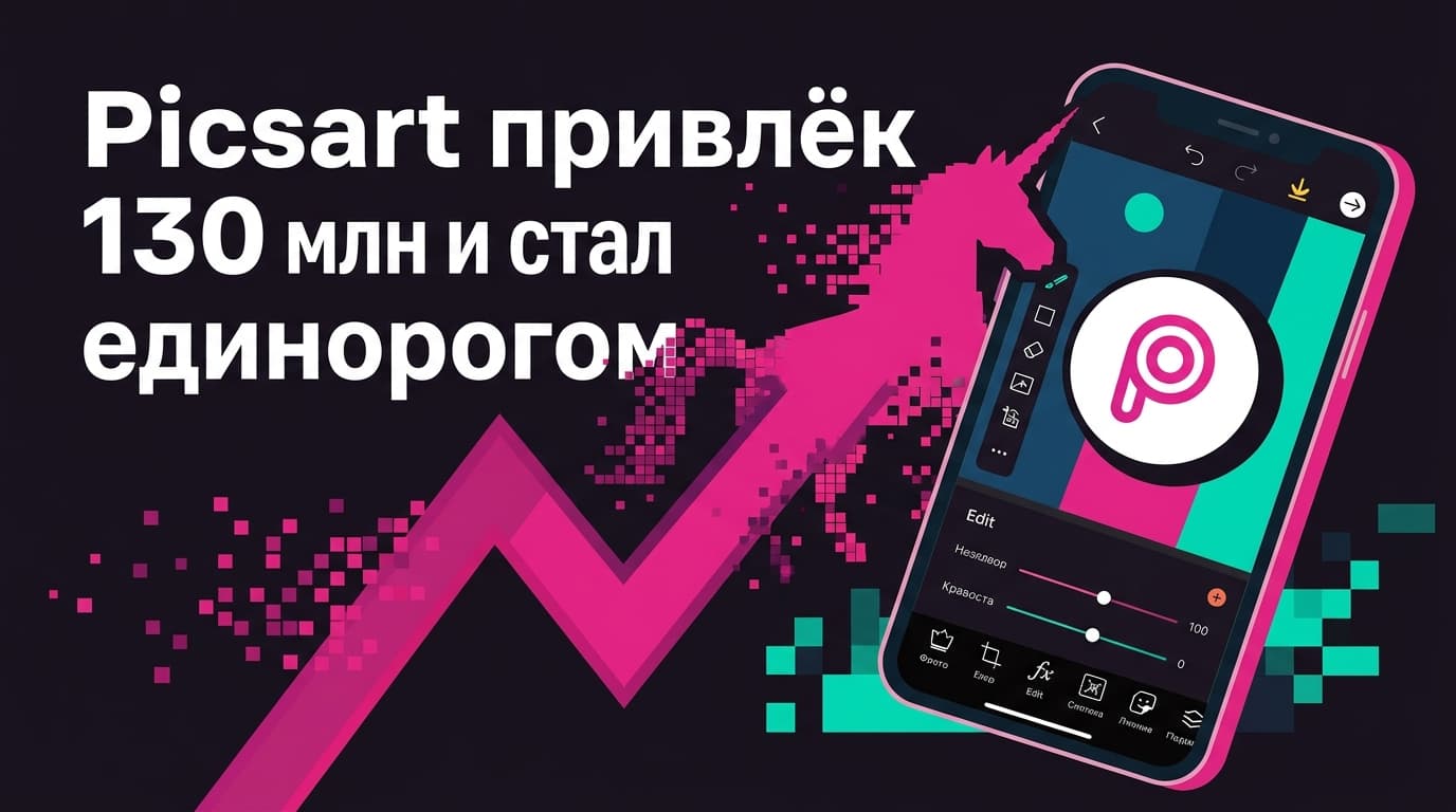 Picsart стал единорогом на $130 млн от SoftBank: разбираемся, что это за приложение