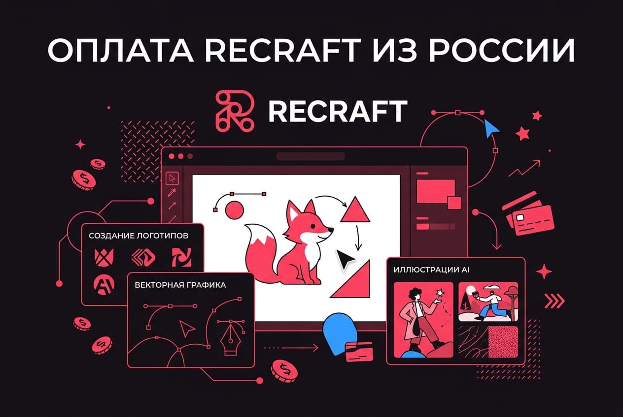 Как оформить подписку Recraft из России в 2026 году: без зарубежной карты