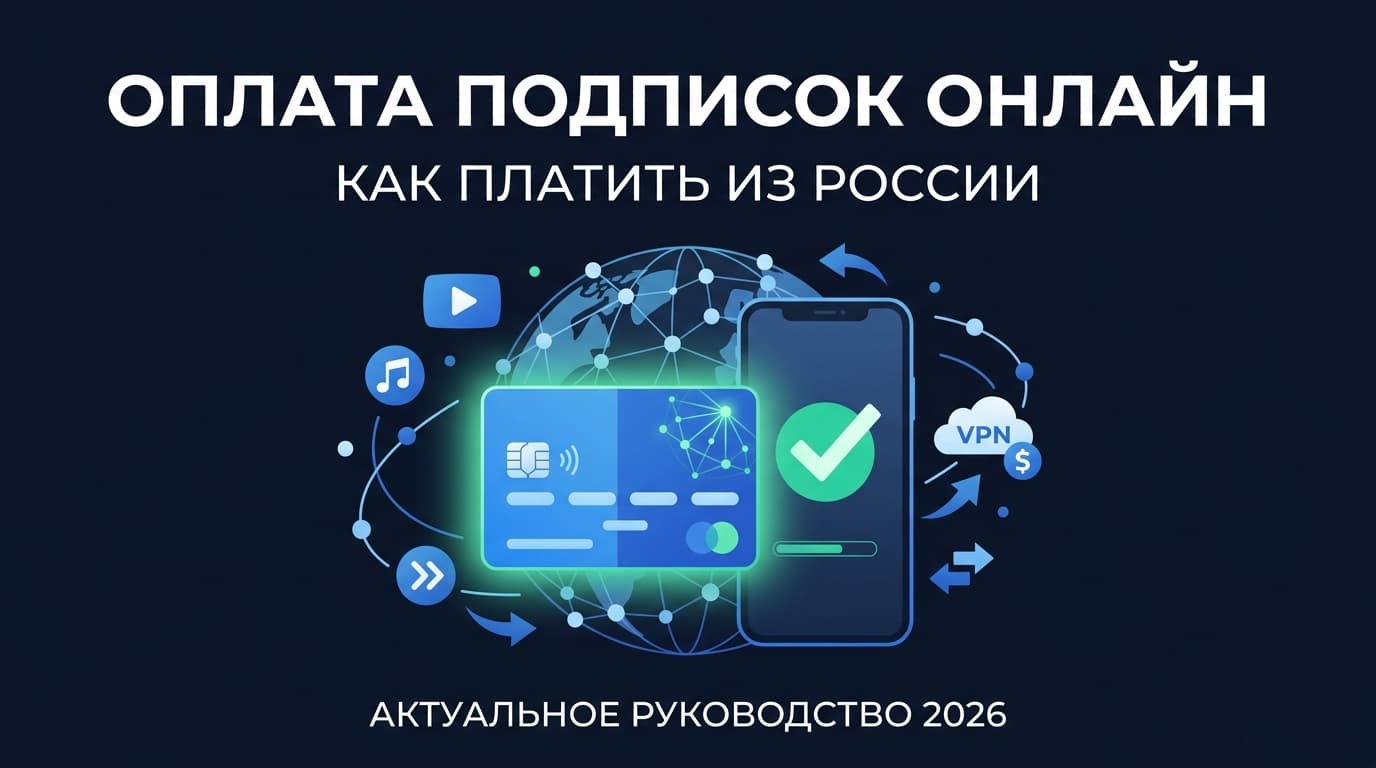 Оплата зарубежных подписок из России в 2026 году: разбираем все рабочие пути