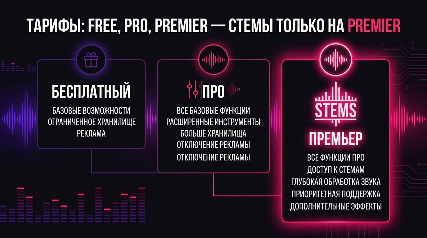 Стемы в Suno: как вытащить из трека отдельные дорожки — фото 1