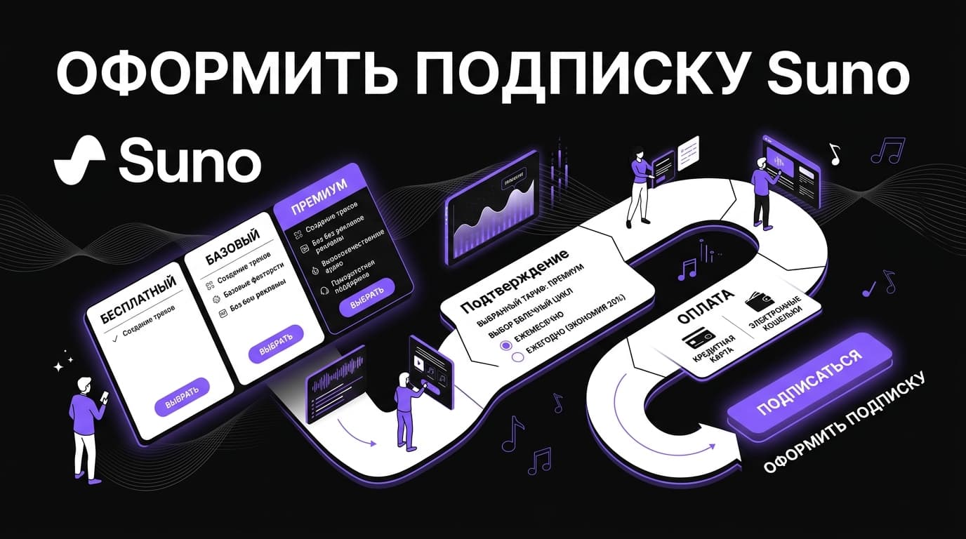 Подписка Suno из России: какой тариф выбрать и как провести оплату