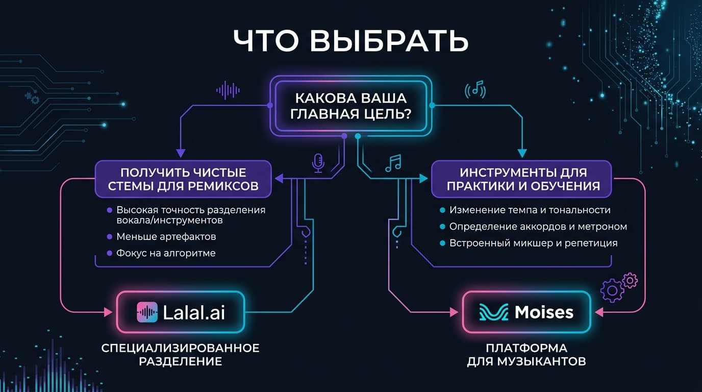 Когда выбрать Lalal.ai, а когда Moises: разбор без воды — фото 2