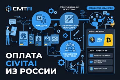Как пополнить баланс Civitai из России в 2026 году: без зарубежной карты