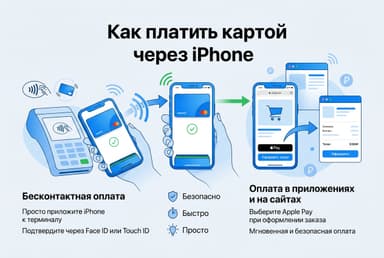 Как оплачивать картой через iPhone из России в 2026 году
