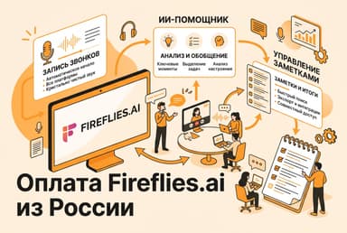 Как оформить подписку Fireflies.ai из России в 2026 году: без зарубежной карты