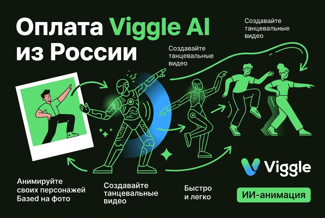Как оплатить Viggle AI из России в 2026 году: подписку без зарубежной карты