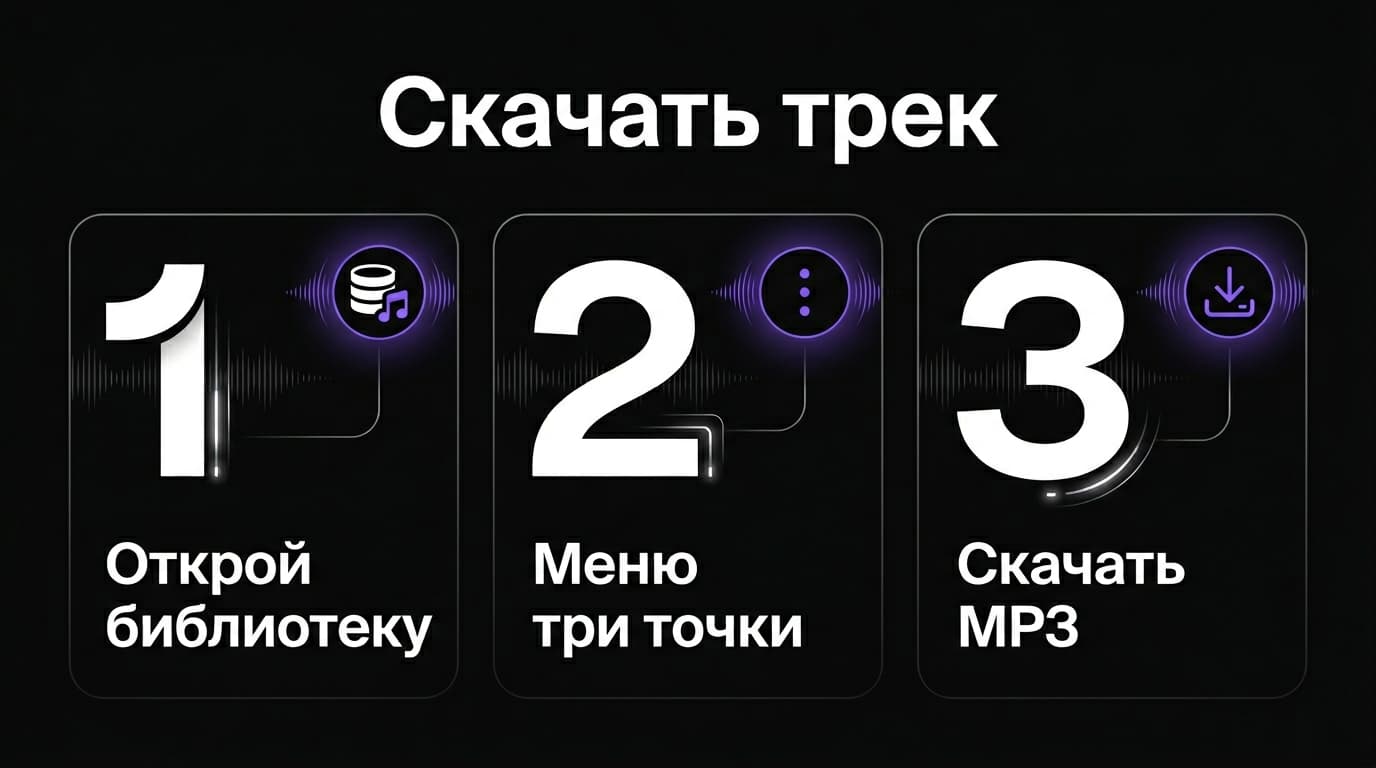 Suno: как сохранить свою песню в MP3 без подписки и что доступно бесплатно — фото 1