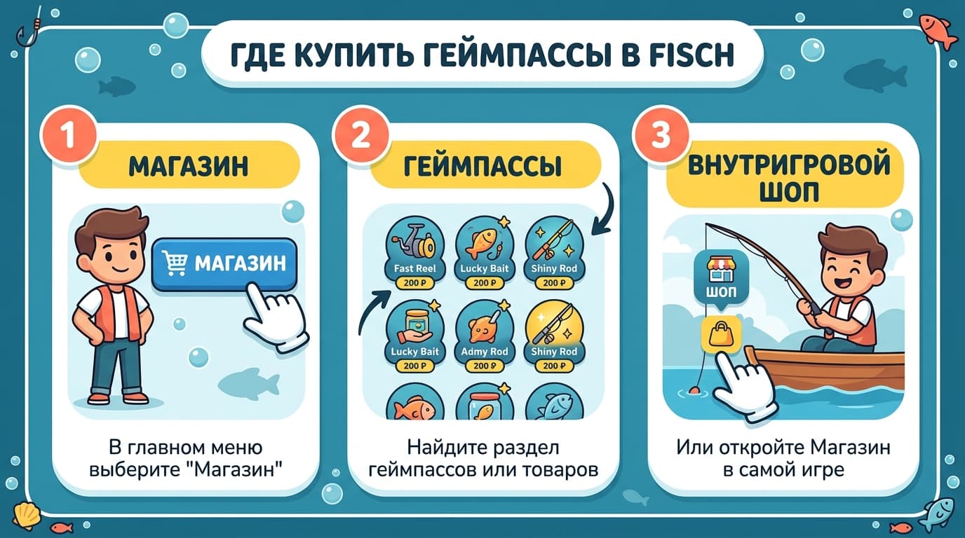 Какие геймпассы купить в Fisch Roblox: разбор и мой топ — фото 1