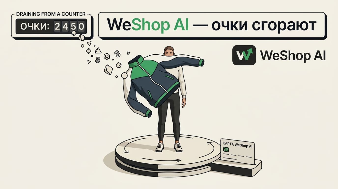 Как оплатить WeShop AI из России в 2026 году: ИИ-фотосъёмка товаров и очки, которые сгорают