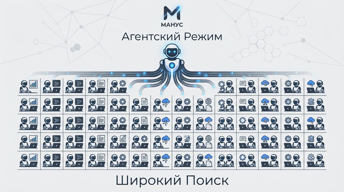Agent Mode и Wide Research в Manus простыми словами: что это и зачем нужно