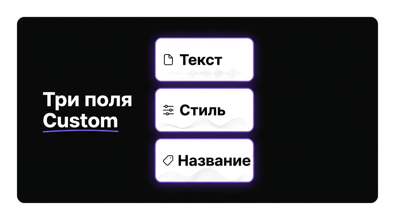 Suno: разбираемся в настройках — Simple, Custom и что делают ползунки Weirdness, Style и Audio Influence — фото 2