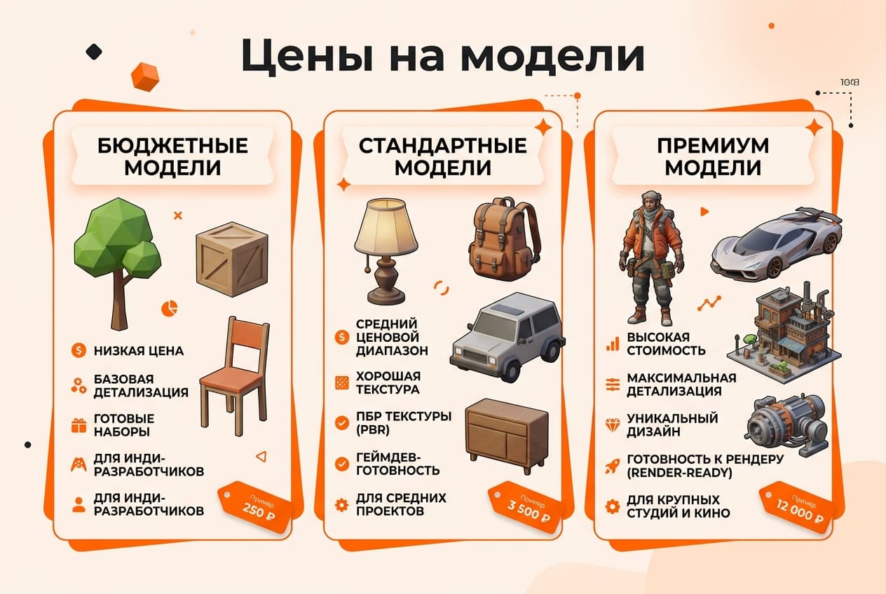 Как купить 3D-модели на CGTrader из России в 2026 году: без зарубежной карты — фото 2