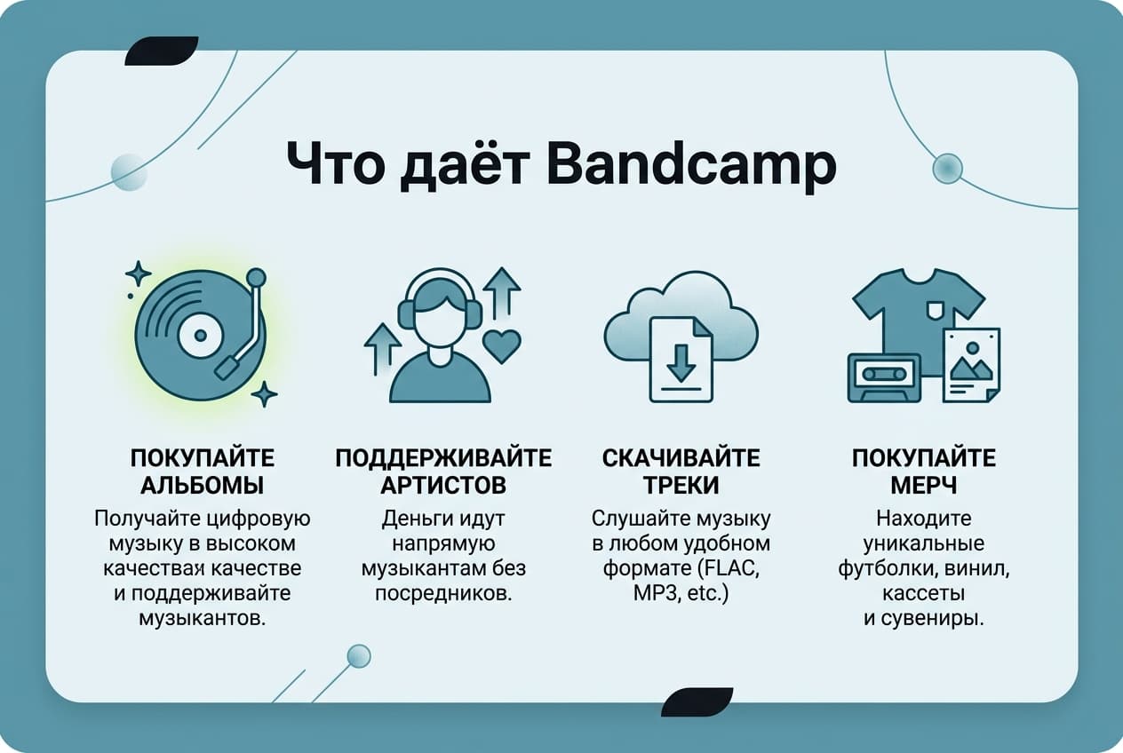 Как оплатить покупки на Bandcamp из России в 2026 году: без зарубежной карты — фото 1