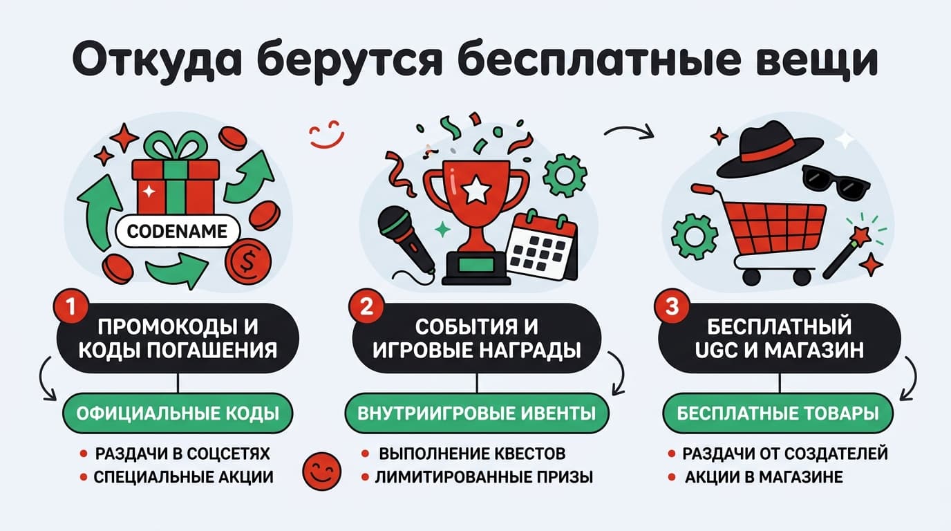 Как получить бесплатные вещи в Roblox: только рабочие способы — фото 1