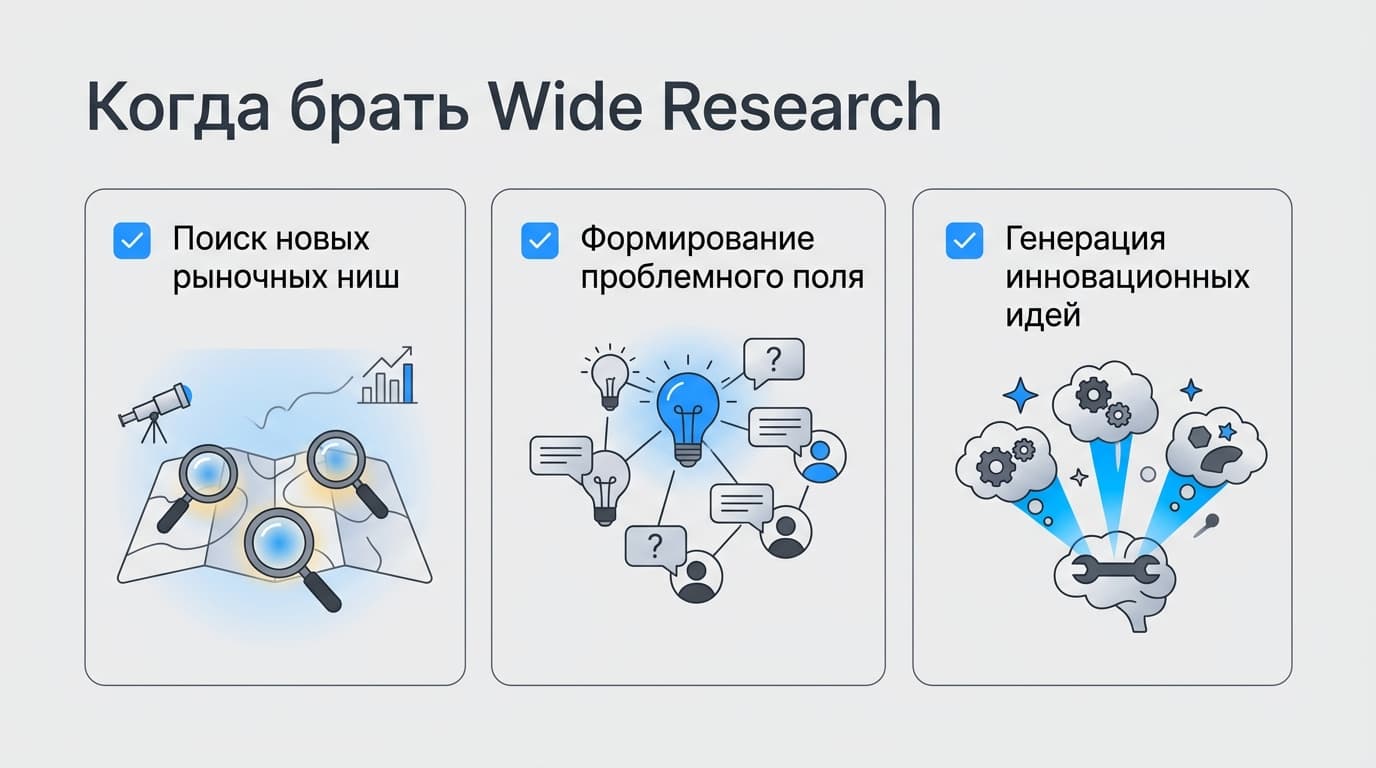 Agent Mode и Wide Research в Manus простыми словами: что это и зачем нужно — фото 5