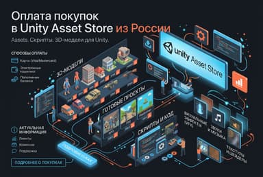 Как оплатить покупки в Unity Asset Store из России в 2026 году: без зарубежной карты