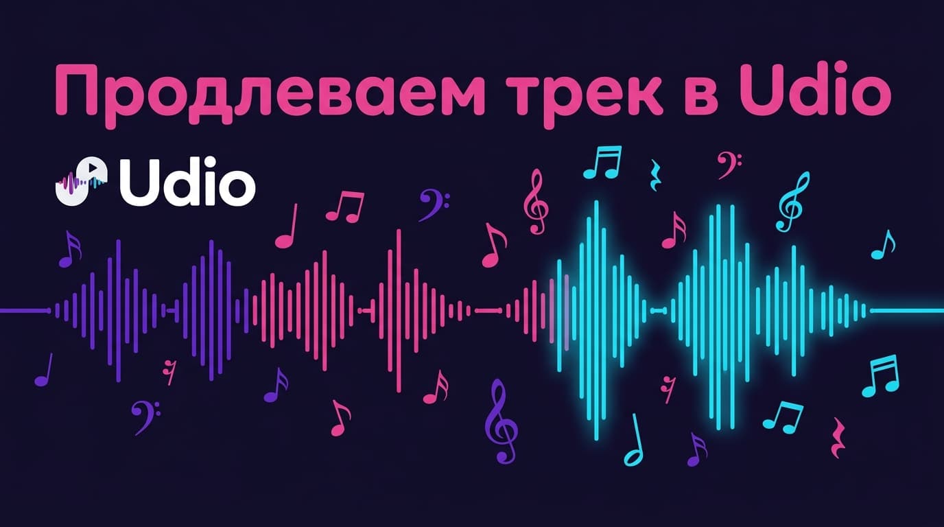 Как продлить трек до полной песни в Udio: Extend от клипа до финала