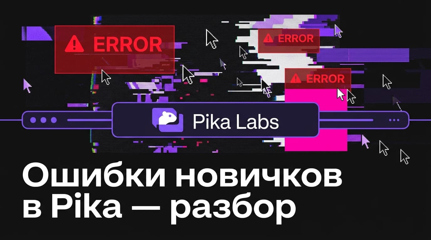 Шесть типичных промахов новичков в Pika и как их обойти с первого дня