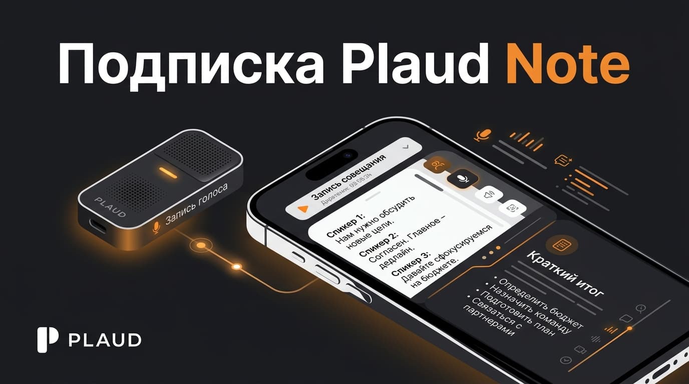 Как оплатить подписку Plaud Note из России в 2026 году
