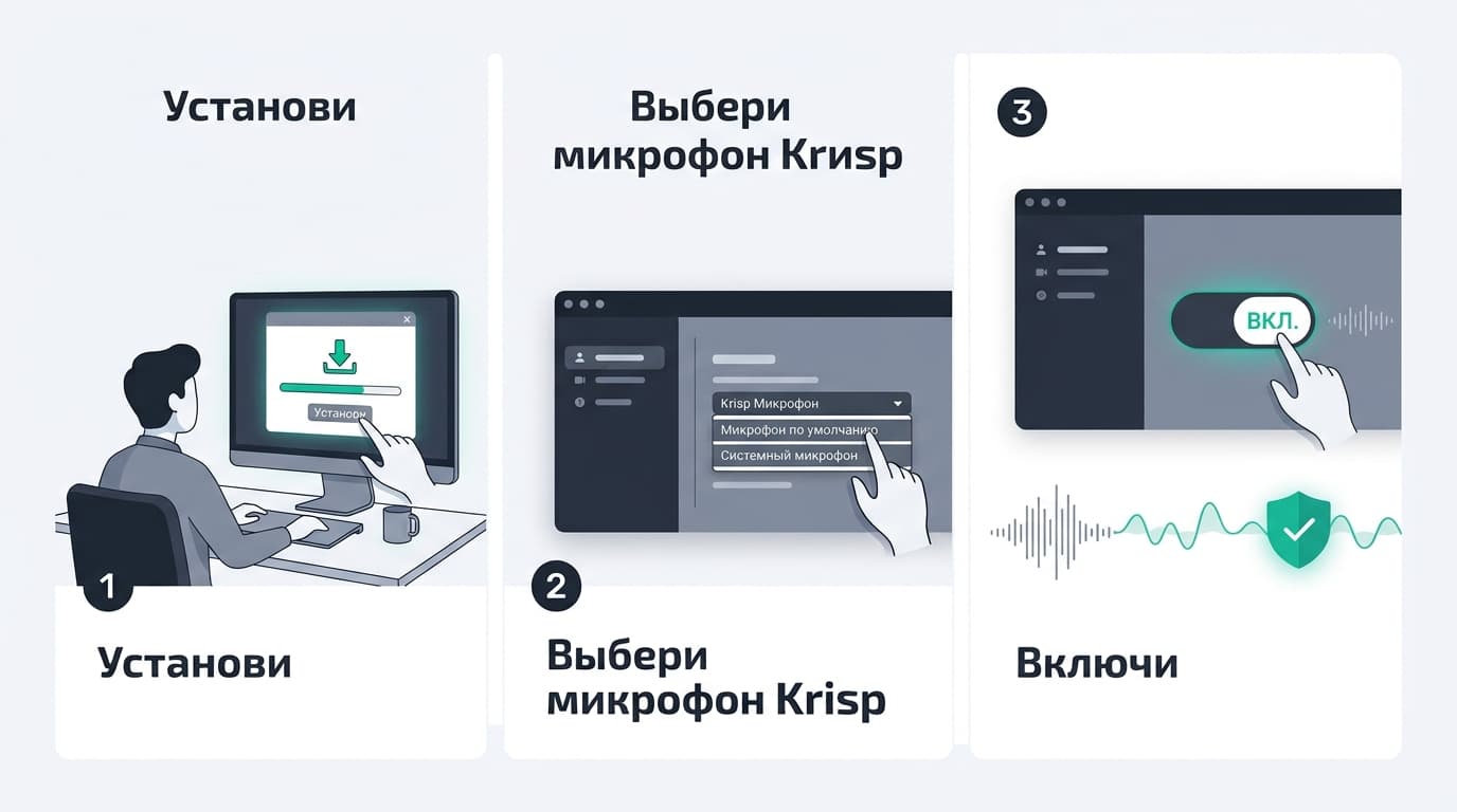 Как настроить Krisp, чтобы звонки сами превращались в текст и короткое саммари — фото 2