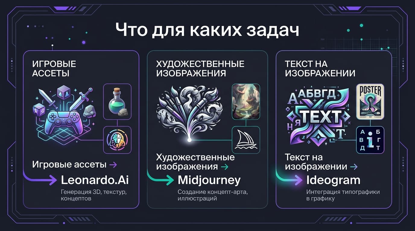 Leonardo AI, Midjourney или что-то ещё: как выбрать генератор изображений в 2026 году — фото 2
