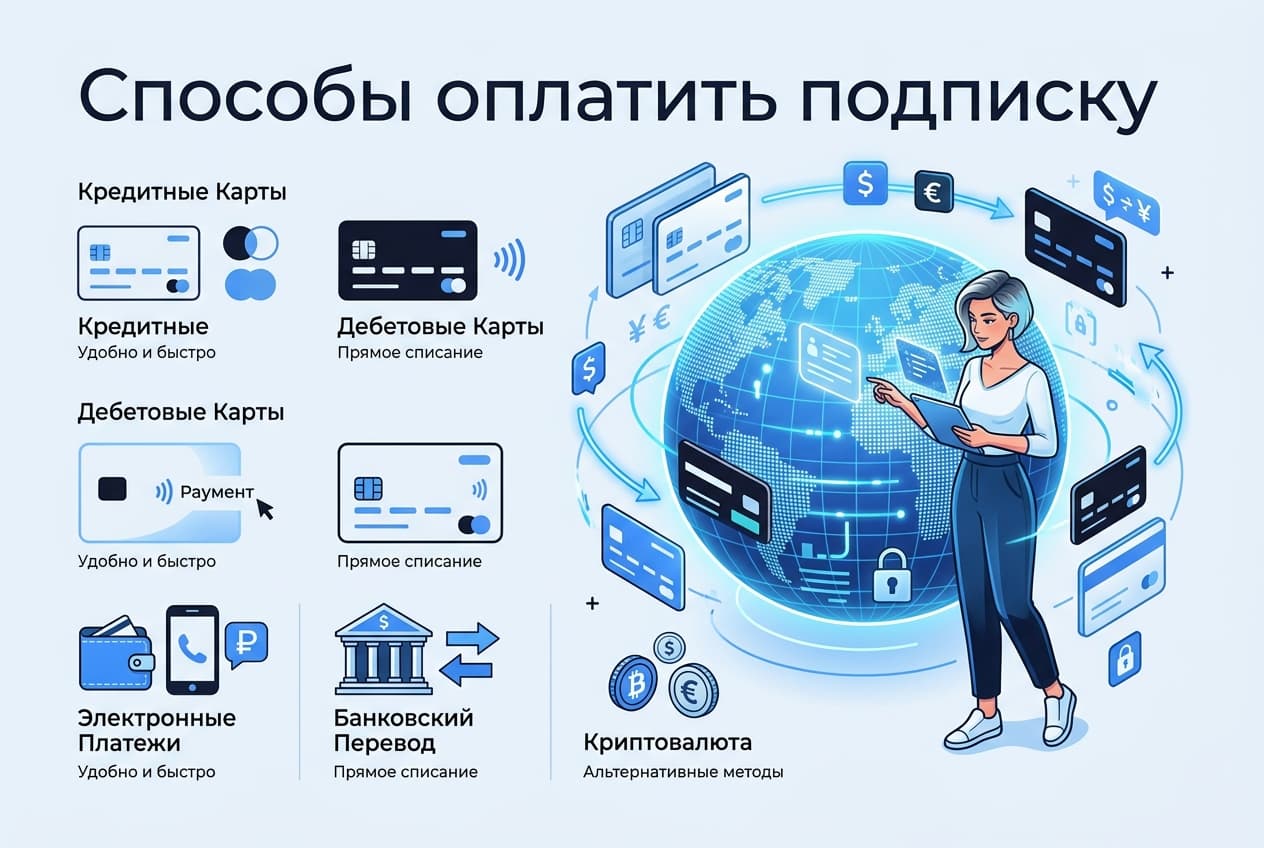 Как оплатить подписку из России в 2026 году: рабочие способы