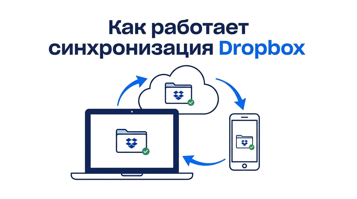 Как работает синхронизация папок в Dropbox: простыми словами и без сюрпризов