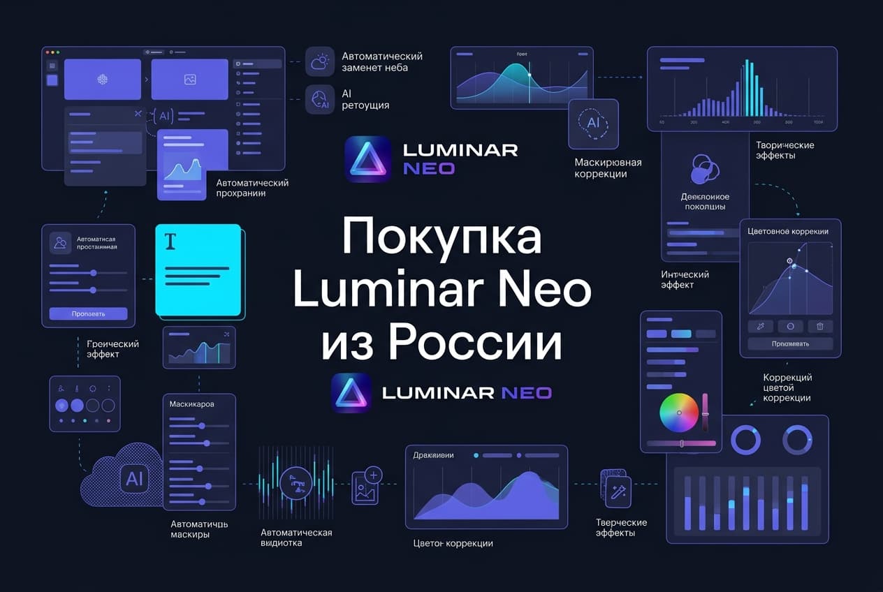 Как купить Luminar Neo из России в 2026 году: без зарубежной карты