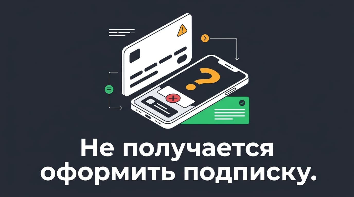 Почему не получается оформить подписку и как это исправить в 2026 году
