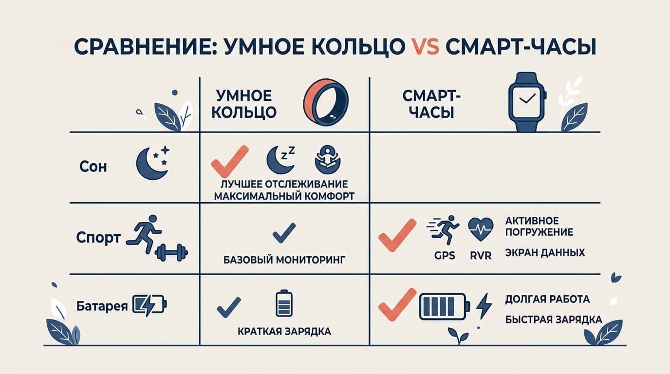 Кольцо Oura против Apple Watch: что действительно точнее следит за сном и здоровьем — фото 1